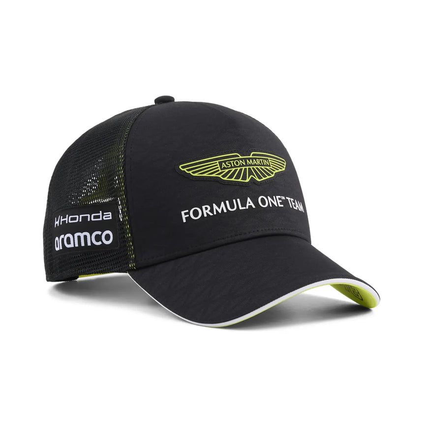 Aston Martin Cap, Team, Lance Stroll, Puma, Schwarz, 2026