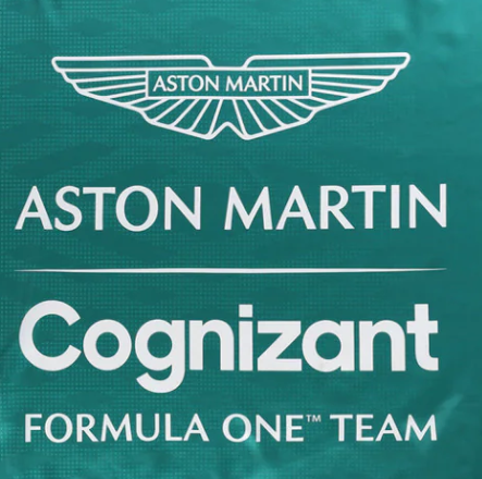 Bandera de tribuna de Aston Martin, verde, 2022