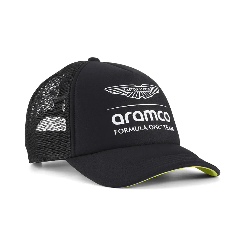Aston Martin Trucker Cap, Schwarz