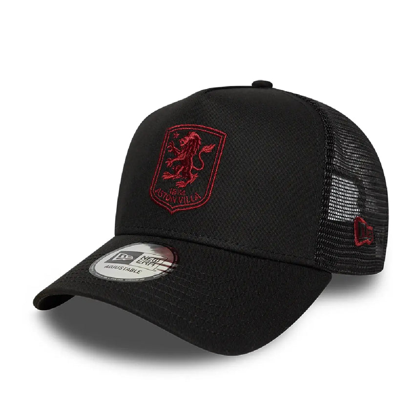 Aston Villa Trucker Cap, Core, Schwarz