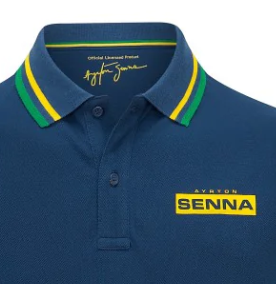 Polo con el logotipo de Ayrton Senna para hombre 2022