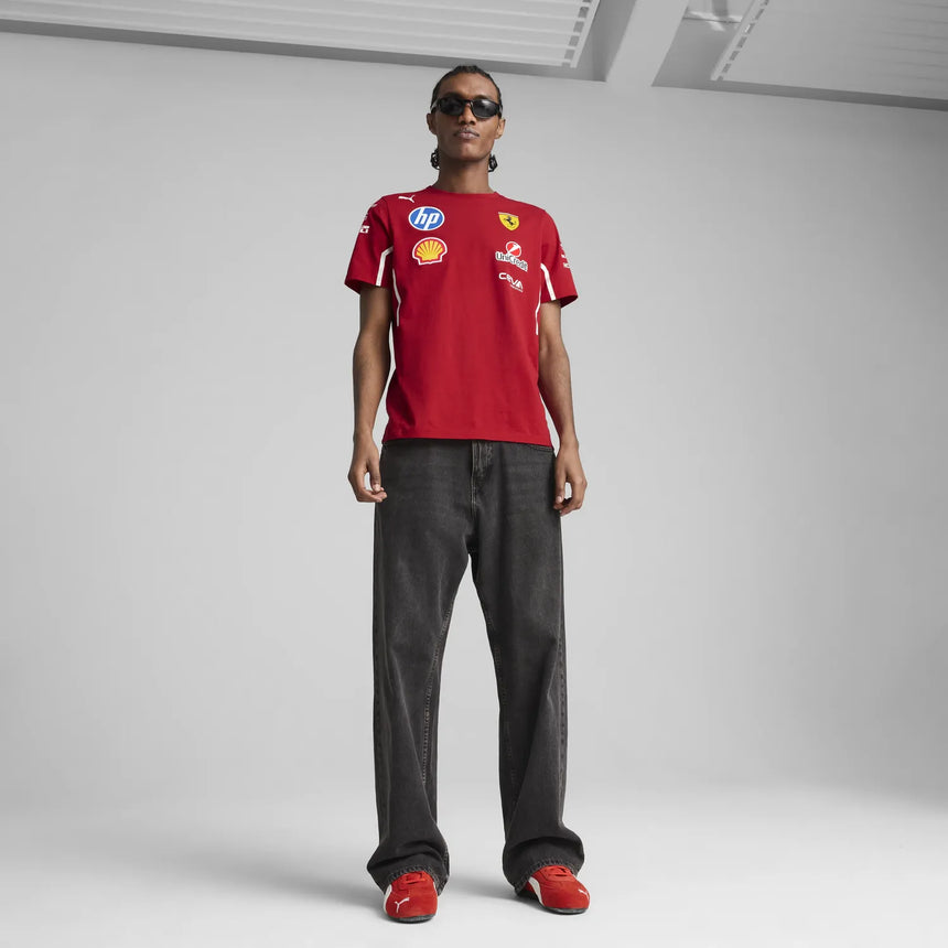 Scuderia Ferrari Team Rundhals-T-Shirt 🔥