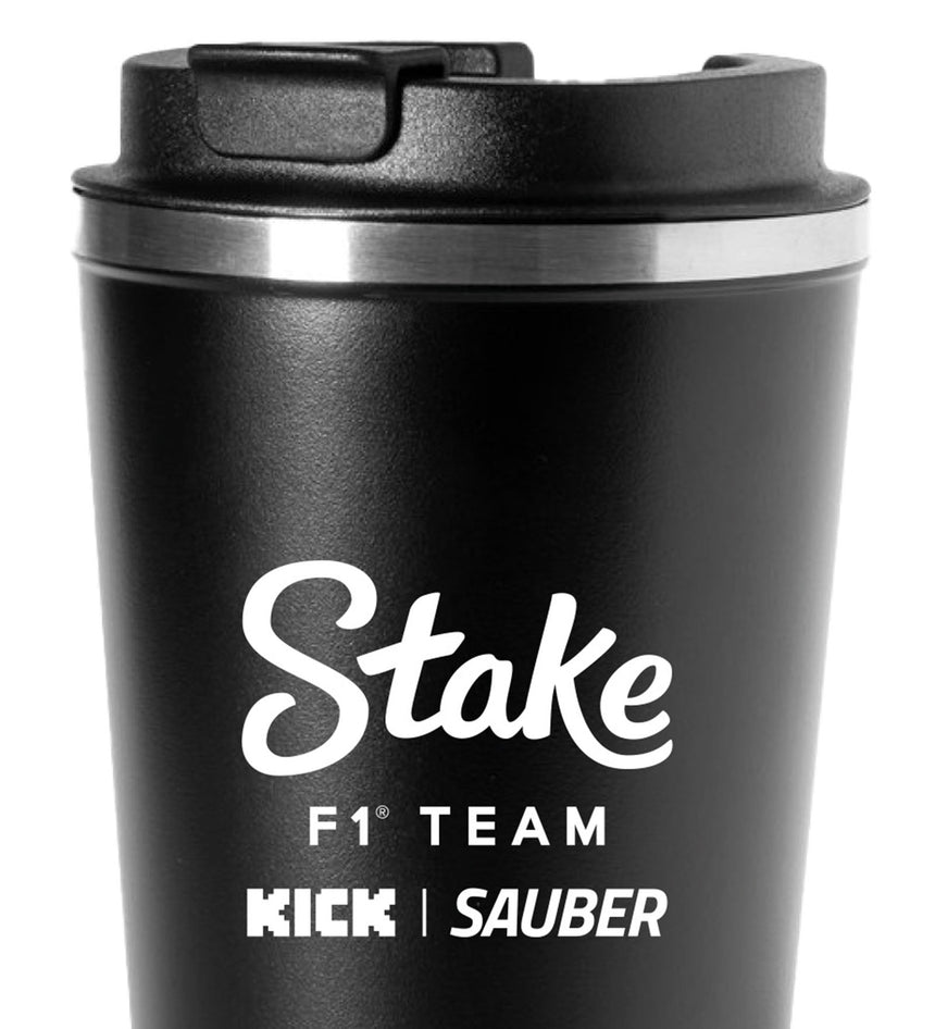 Taza de viaje Kick Clean, CODE ZERO, negra