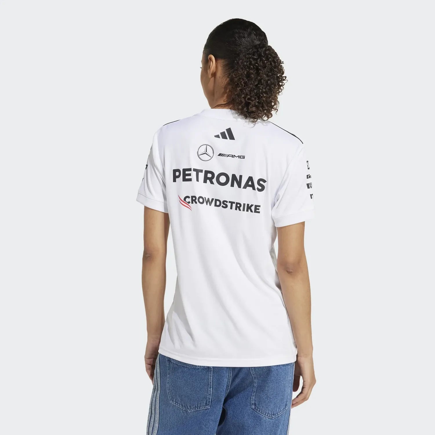 Mercedes Fahrer Kurzarm-T-Shirt - Damen 🔥