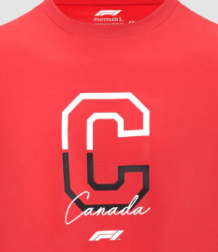 F1 Fanwear Canada GP, T-shirt, Rot, 2022,