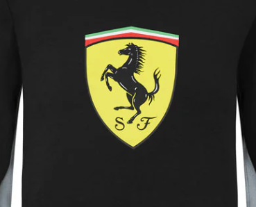 Ferrari Shield Kinder Sweatshirt, Schwarz, 2021