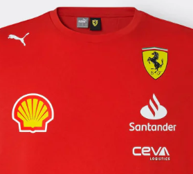Camiseta Ferrari, Puma, equipo, roja, 2024