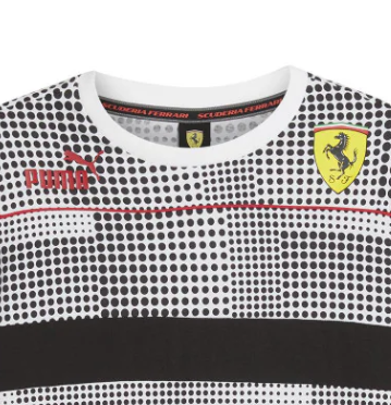 Camiseta Ferrari Race Camo SDS AOP, negra