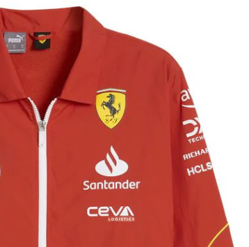 Ferrari jacke, Puma, team, rot, 2024
