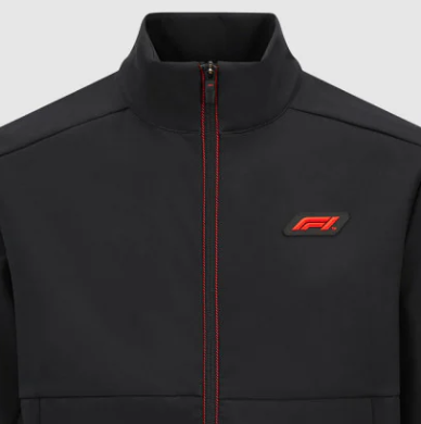 Formula 1 softshell jacket, black