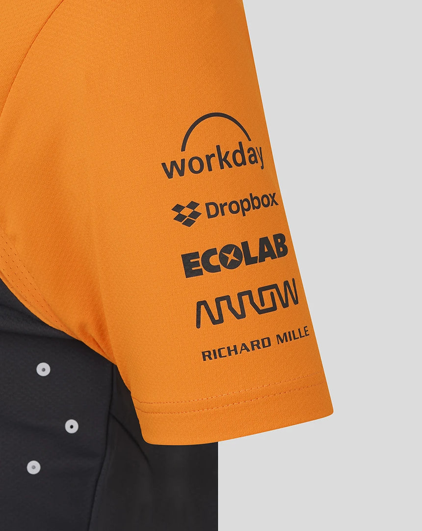 Camiseta de configuración del equipo McLaren F1, Lando Norris, para mujer 🔥
