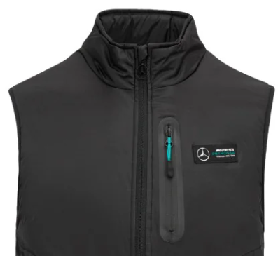 Chaleco Mercedes para hombre, color negro