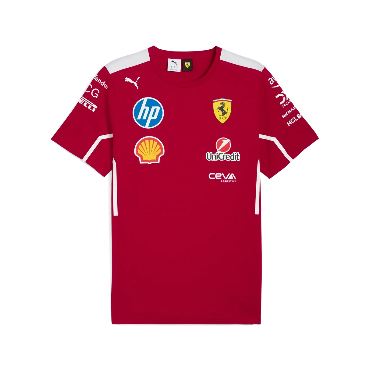 Scuderia Ferrari Team Rundhals-T-Shirt 🔥