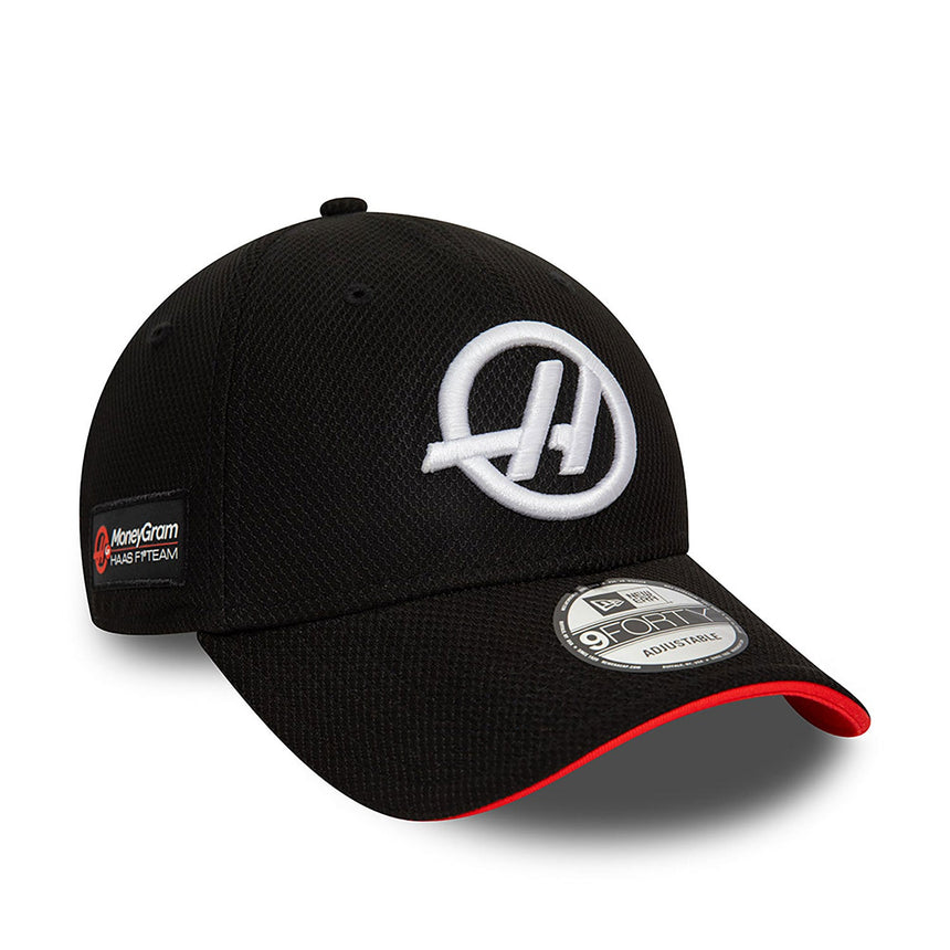 Gorra Haas, NEW ERA, 9FORTY, equipo, negra, 2024