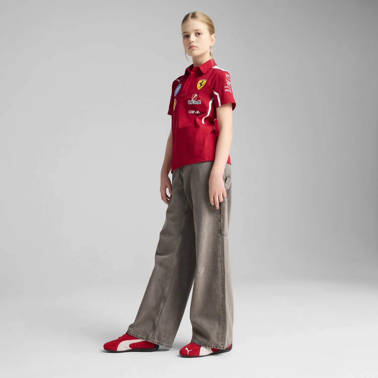 Scuderia Ferrari Team Kinder Poloshirt 🔥