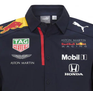 Red Bull Hemd, Puma Team, Blau, 2020
