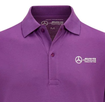 Polo Mercedes Lewis Hamilton para hombre, morado