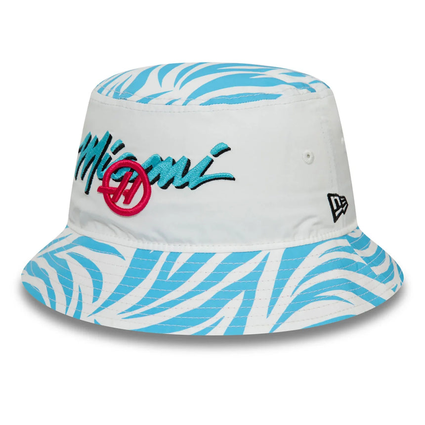 Gorra plana Haas, NEW ERA, Miami, adulto, blanca, 2024