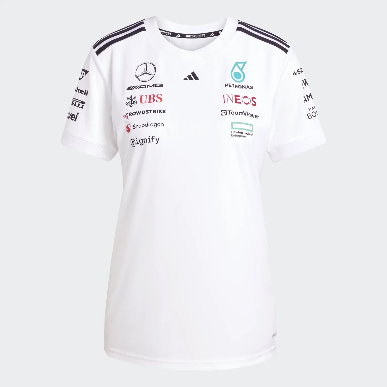 Mercedes Fahrer Kurzarm-T-Shirt - Damen 🔥