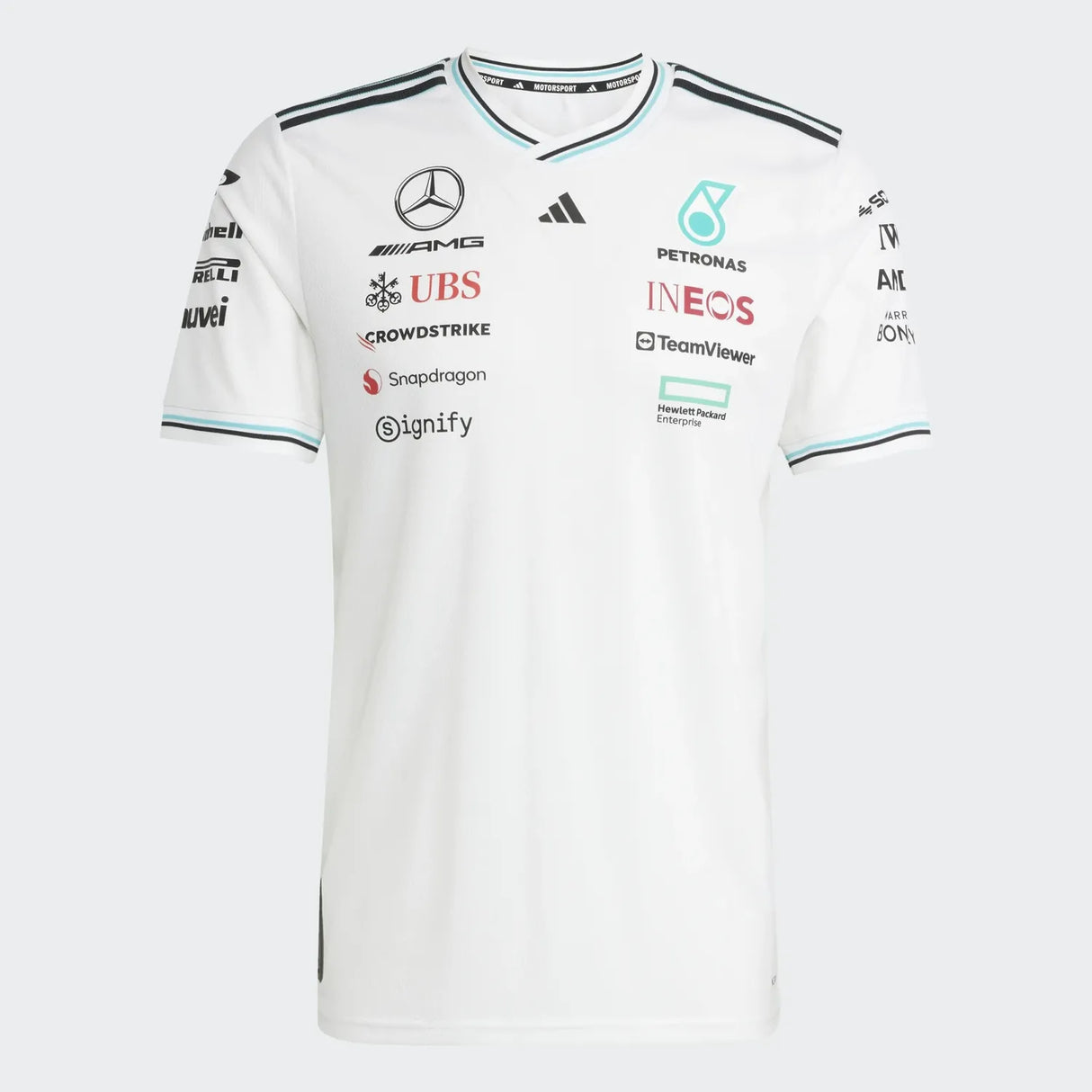 Mercedes Fahrer Kurzarm-T-Shirt 🔥