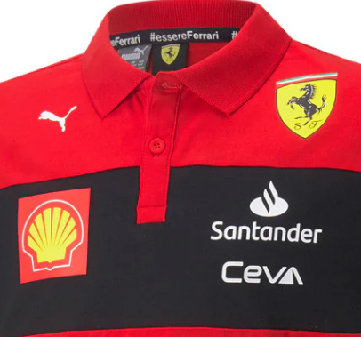 Polo Puma Ferrari Race 2022, rojo