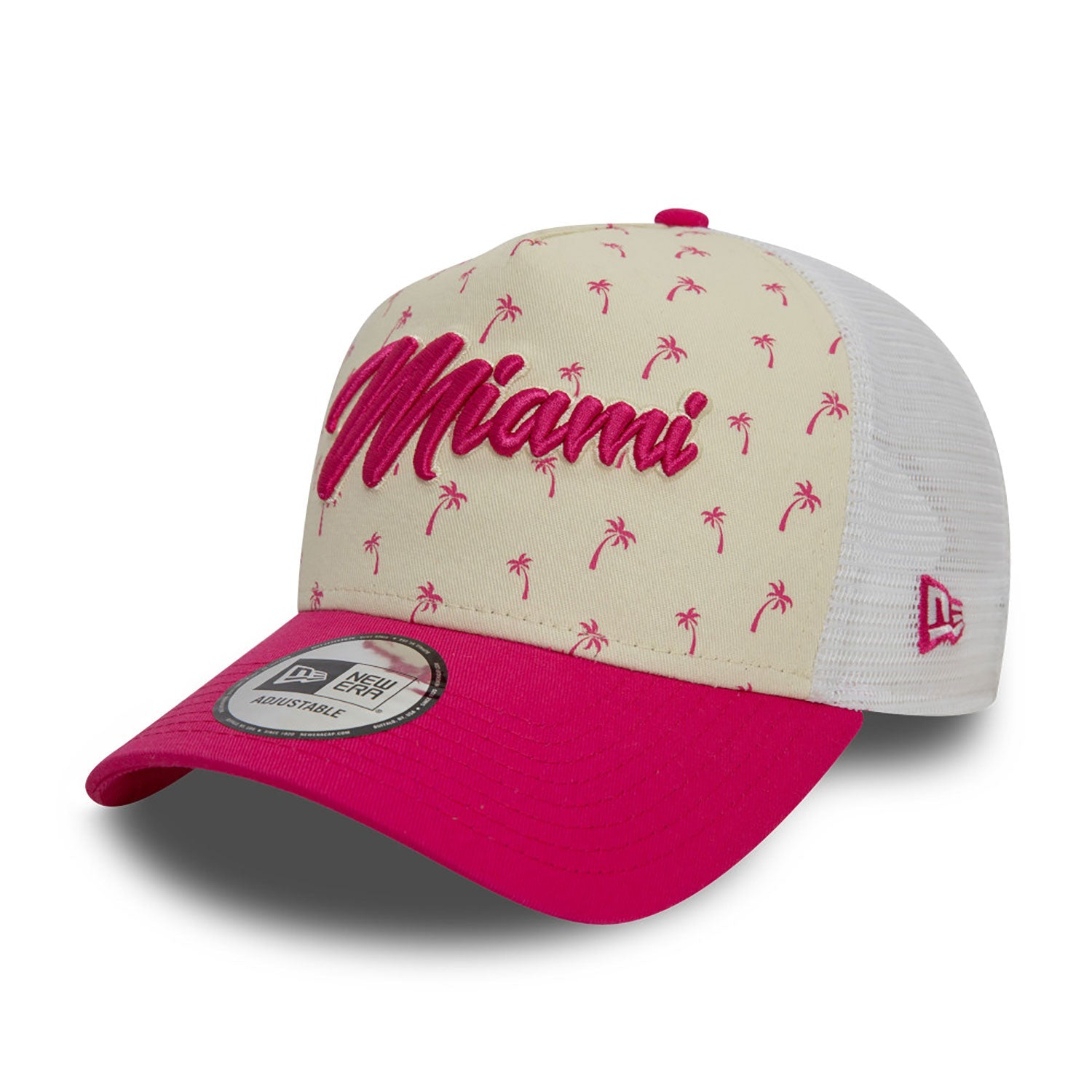 Gorra Red Bull, NEW ERA, Miami, Gorra Truce, Adulto, Blanca, 2024