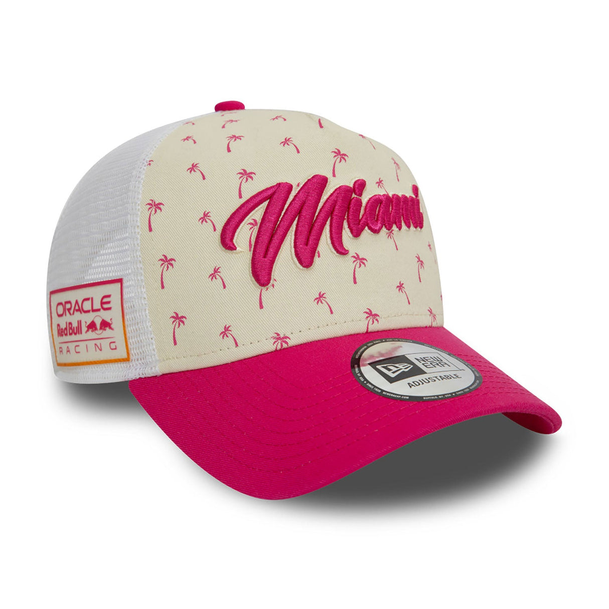Gorra Red Bull, NEW ERA, Miami, Gorra Truce, Adulto, Blanca, 2024