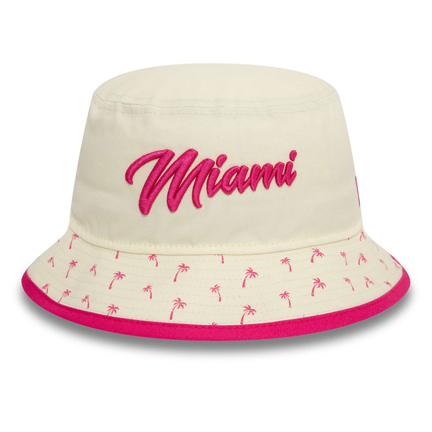 Sombrero de pescador Red Bull, NEW ERA, Miami, adulto, blanco, 2024