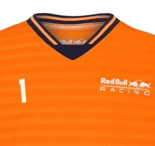 Camiseta deportiva de Max Verstappen para niños, color naranja, 2022