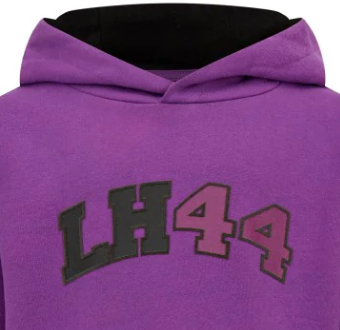 Mercedes Kids Lewis Hamilton Hoodie, Purple
