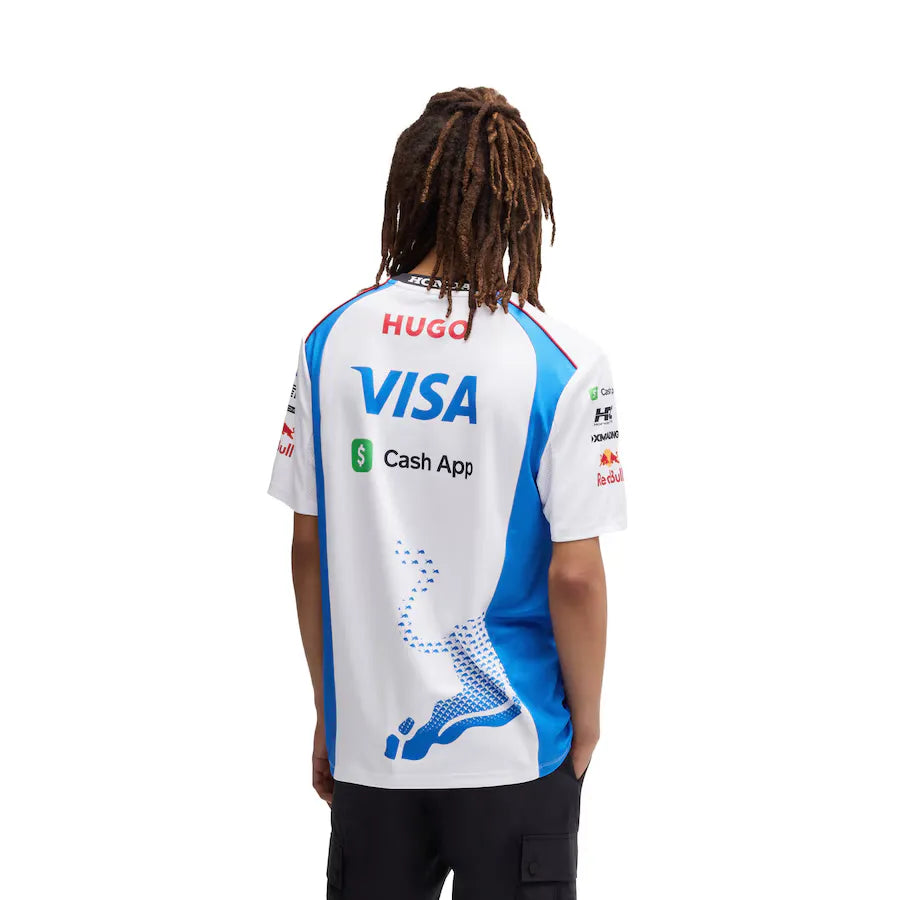 Visa RB Herren Team Polo Weiß