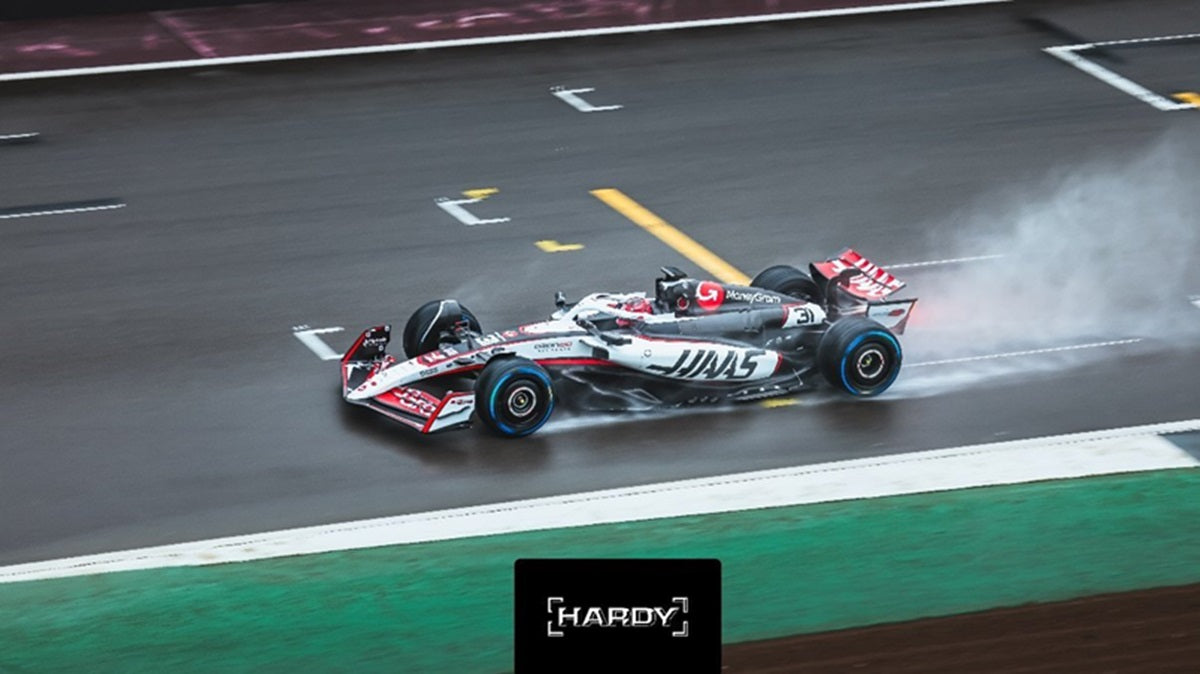 Haas hat die Londoner Präsentation trolliert