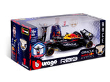 Red Bull Racing Modellauto, bburago, Max Verstappen, #1, 1:24, RB19, mit Pilot