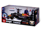 Red Bull Racing Modellauto, bburago, Max Verstappen, Nr. 1, 1:24, RB19, mit Fahrer