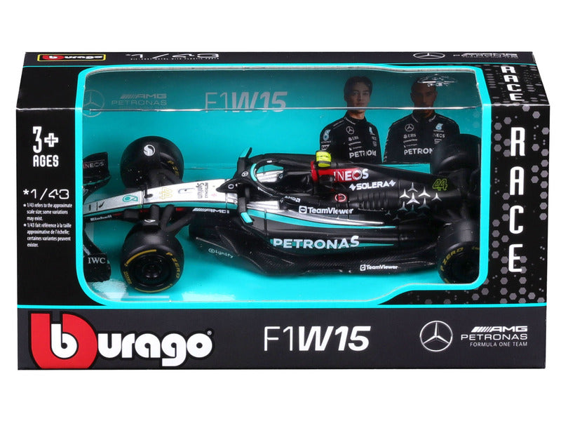 Mercedes Modellauto, bburago, Lewis Hamilton, #44, 1:43, F1W15