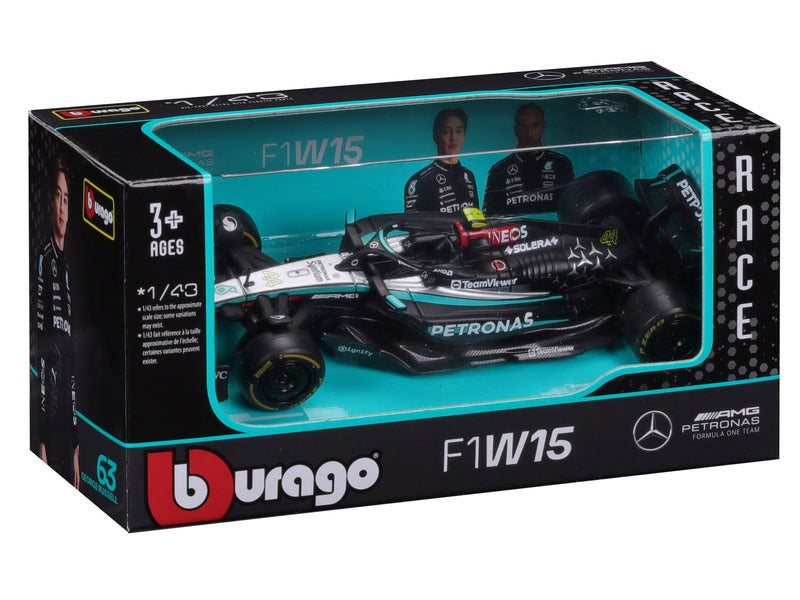 Mercedes Modellauto, bburago, Lewis Hamilton, #44, 1:43, F1W15