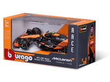 McLaren Modellauto - Bburago Lando Norris MCL38 im Miami-Design