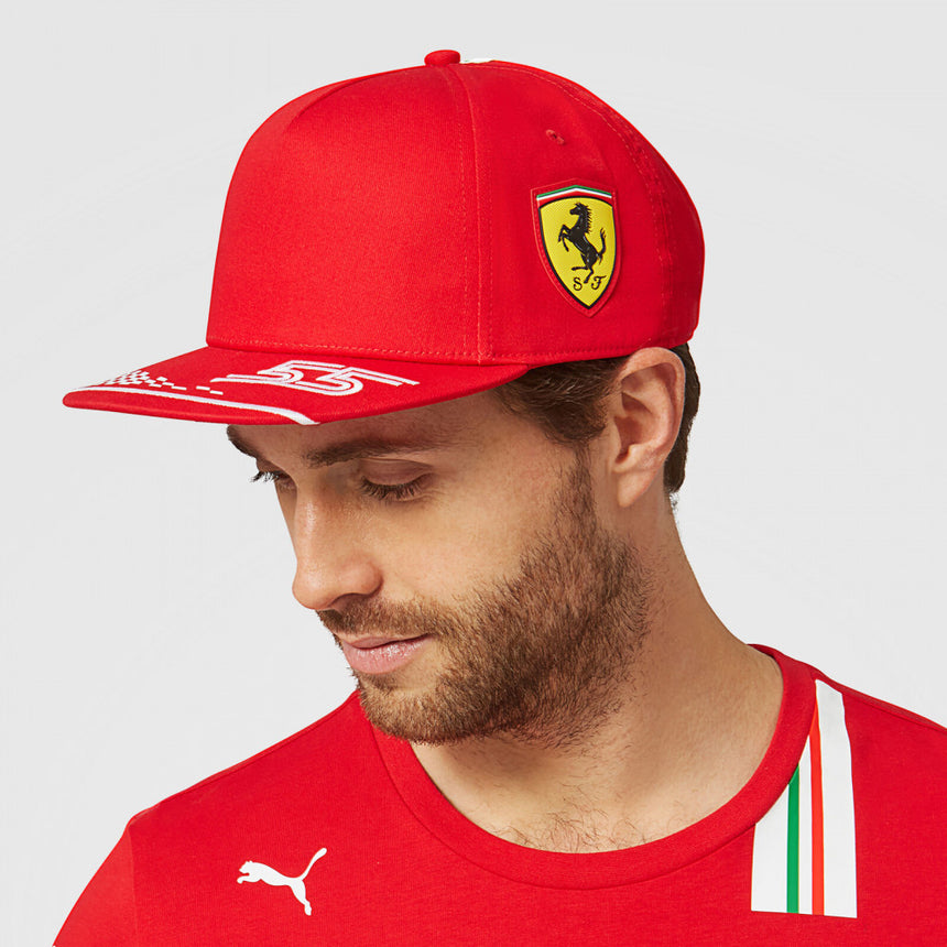 2021, Rot, Erwachsene, Puma Ferrari Carlos Sainz Baseballmütze - FansBRANDS®