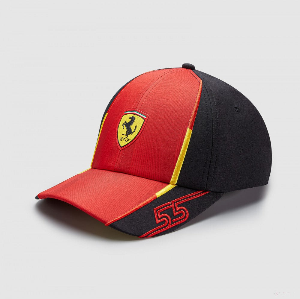 Ferrari cap, team, Sainz, red, 2023 - FansBRANDS®