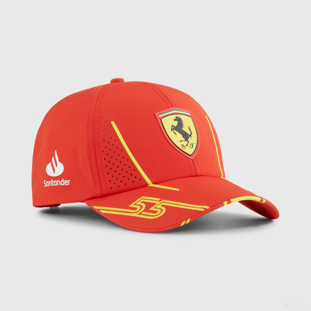 Ferrari kappe, Puma, Carlos Sainz, baseball kappe, kinder, rot