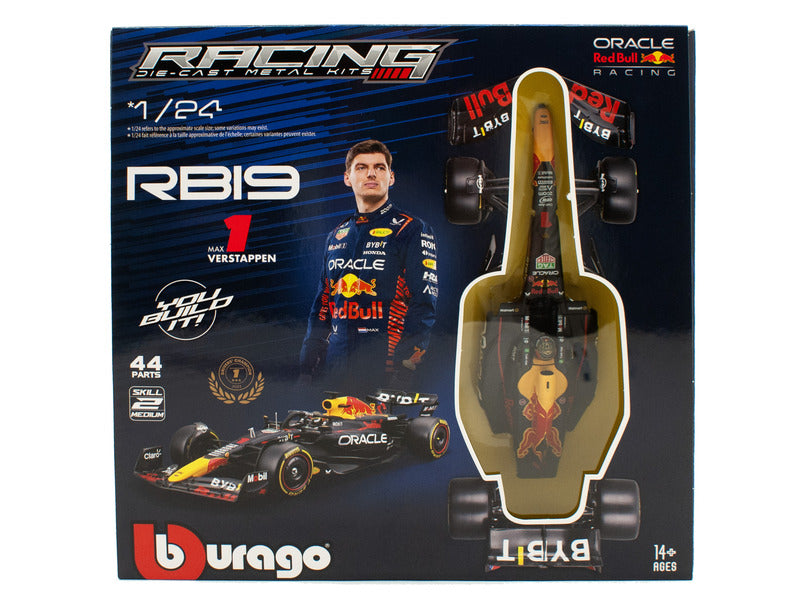 Red Bull Racing Modellbausatz, bburago, Max Verstappen, Nr. 1, RB19