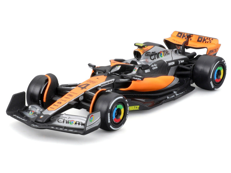 McLaren MCL60 model car, Bburago, 1:43, Lando Norris #4, 2023