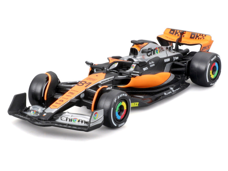 McLaren MCL60 Modellauto, Bburago, 1:43, Oscar Piastri #81, 2023