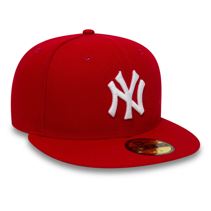 New York Yankees Kappe, New Era, Basic, Rot