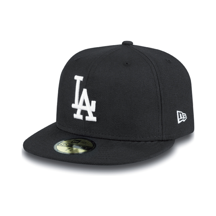 Los Angeles Dodgers Cap, New Era, 59FIFITY, Basic, Schwarz