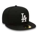 Los Angeles Dodgers Cap, New Era, 59FIFITY, Basic, Schwarz
