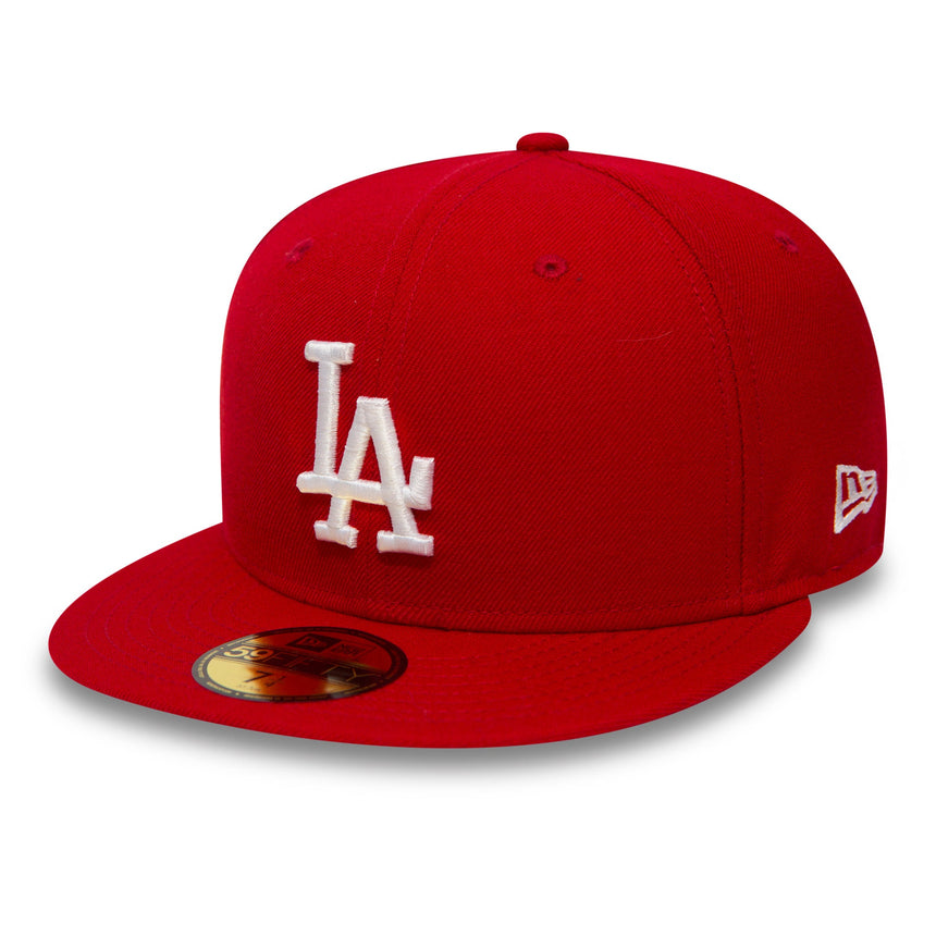 Los Angeles Dodgers Cap, New Era, 59FIFTY, Basic, rot