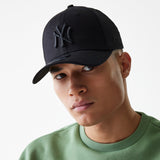 New York Yankees Kappe, New Era, 39THIRTY, Basic, vollschwarz