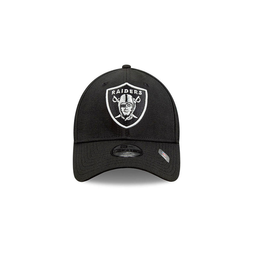Las Vegas Raiders Kappe, New Era, 9FORTY, schwarz