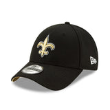 New Orleans Saints Baseballkappe, New Era, 9FORTY, schwarz